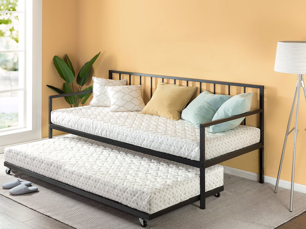 Black Twin Daybed & Trundle Set H980