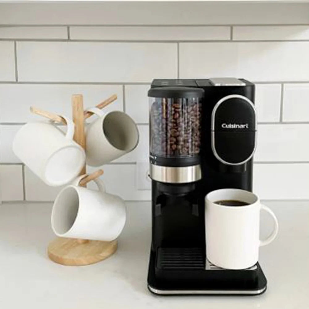 Grind and Brew Single-Serve Coffeemaker Bundle with 3 Single Serve Brew Cups of Coffee K329