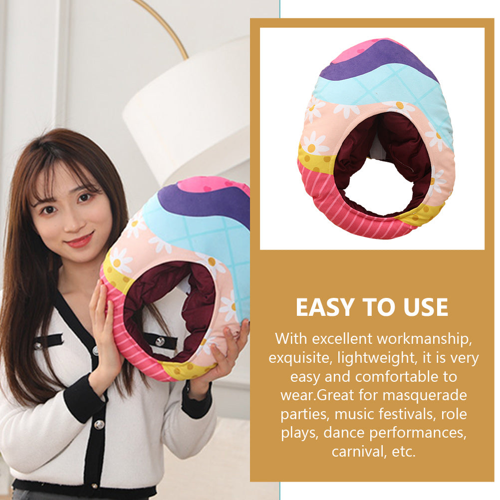 Egg Hood Hat Cap Plush Toy D398082