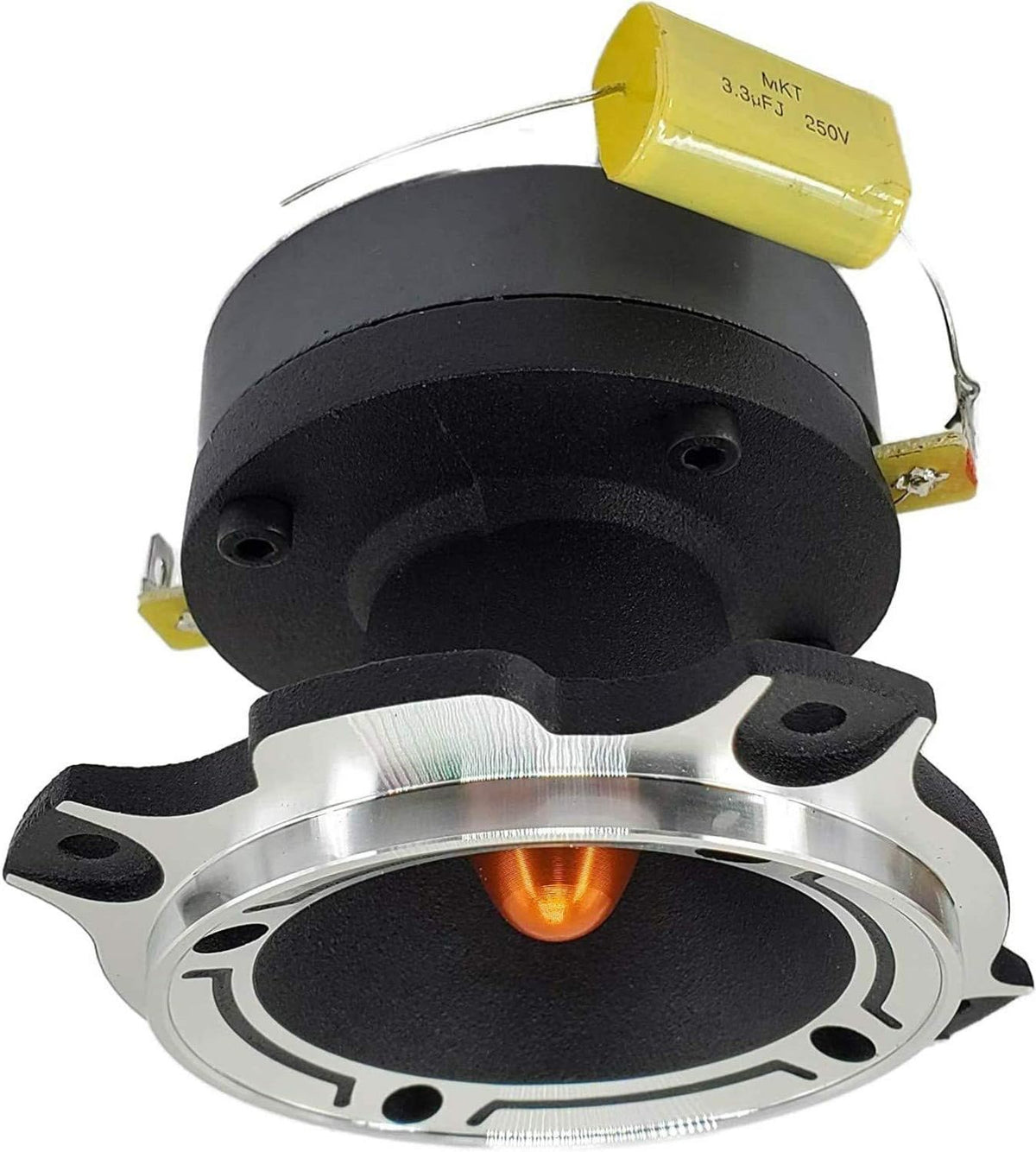 2400 Watts 4-Ohms Titanium Super Tweeter Loud Speaker with Aluminum Frame Pack of 2 D3341