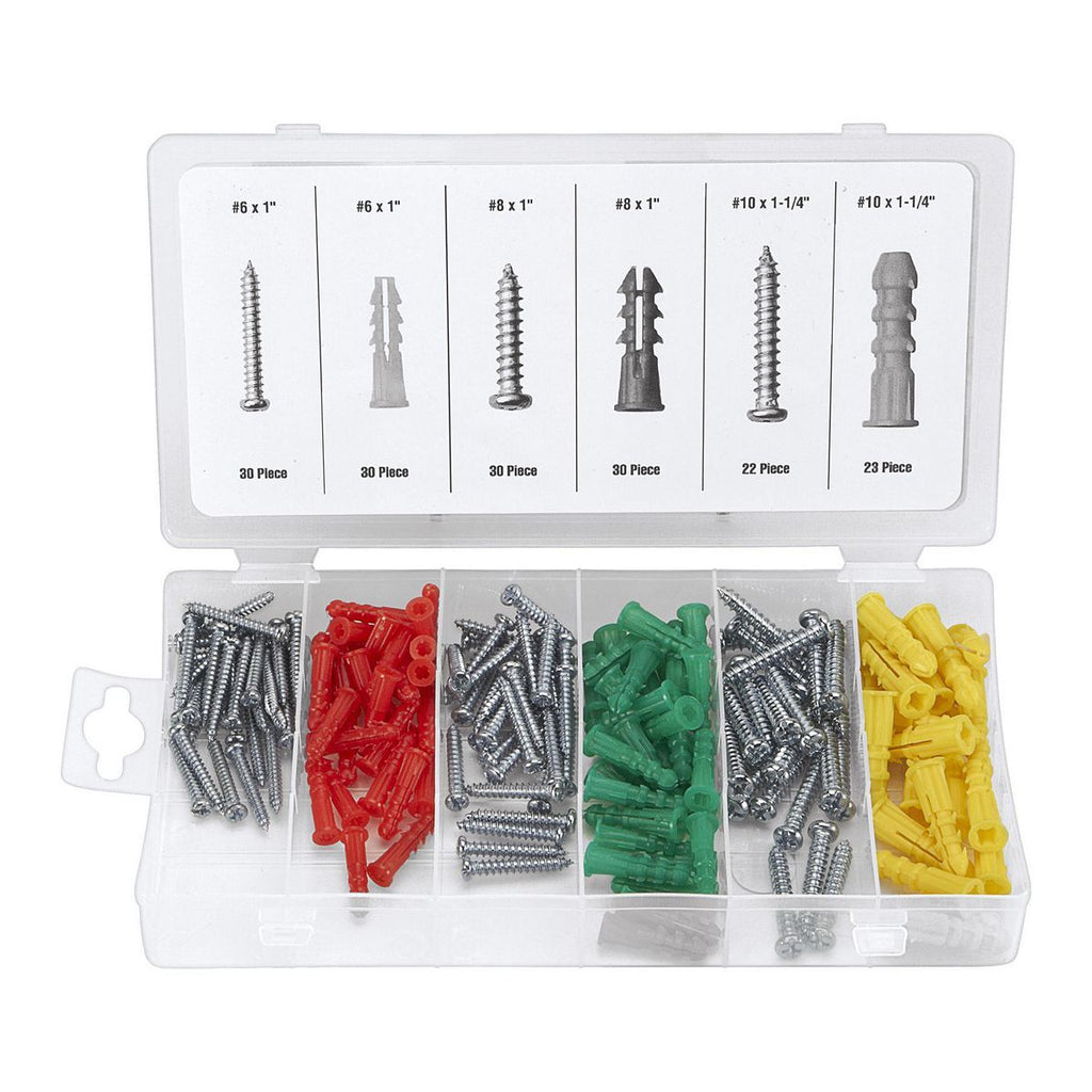 Ribbed Anchor Assortment, 165 Piece Q1379