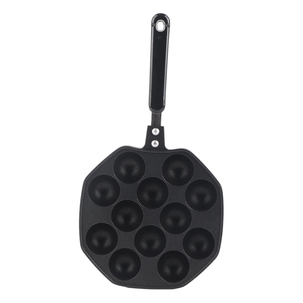 Black Non Stick Aluminum Aebleskiver Pan W711