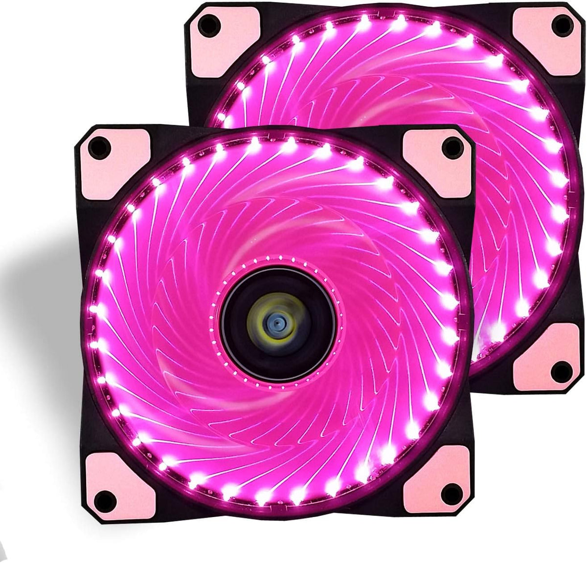Blue 3 Pcs 120mm LED Case Fan I8172