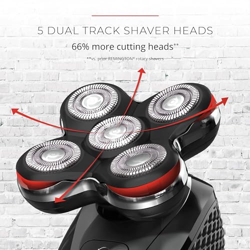 Black Cordless Waterproof Head Shaver P436958