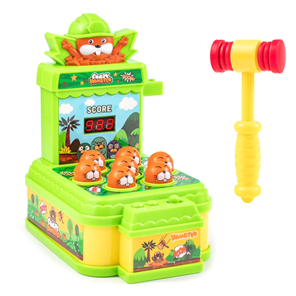 Electronic Arcade Whack A Mole Game Toy with Hammer C8927