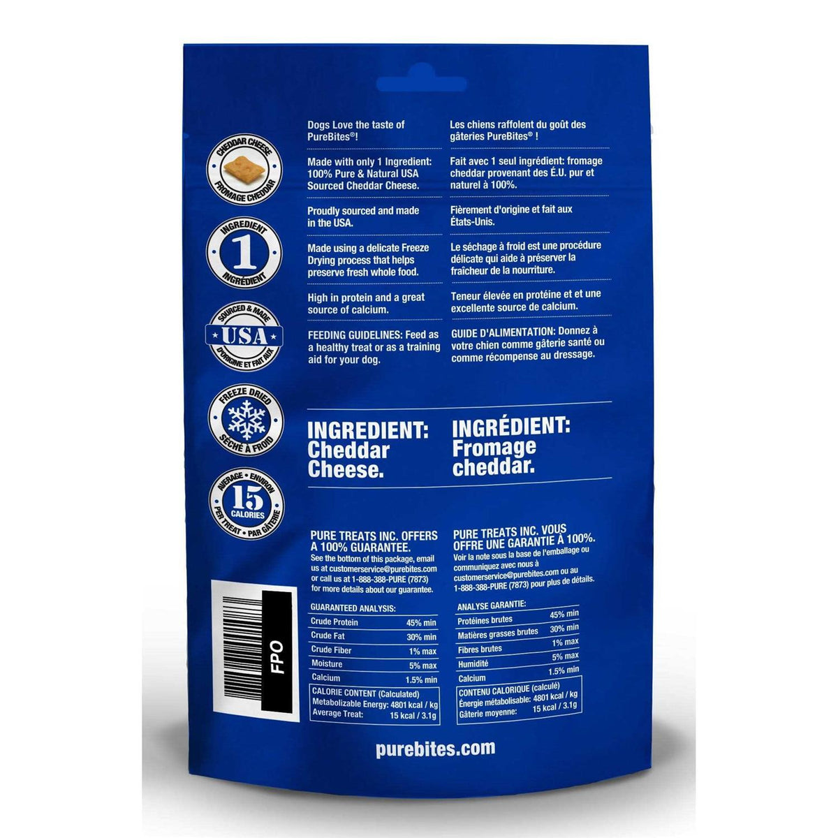 Cheddar Cheese Freeze Dried Dog Treats M352037