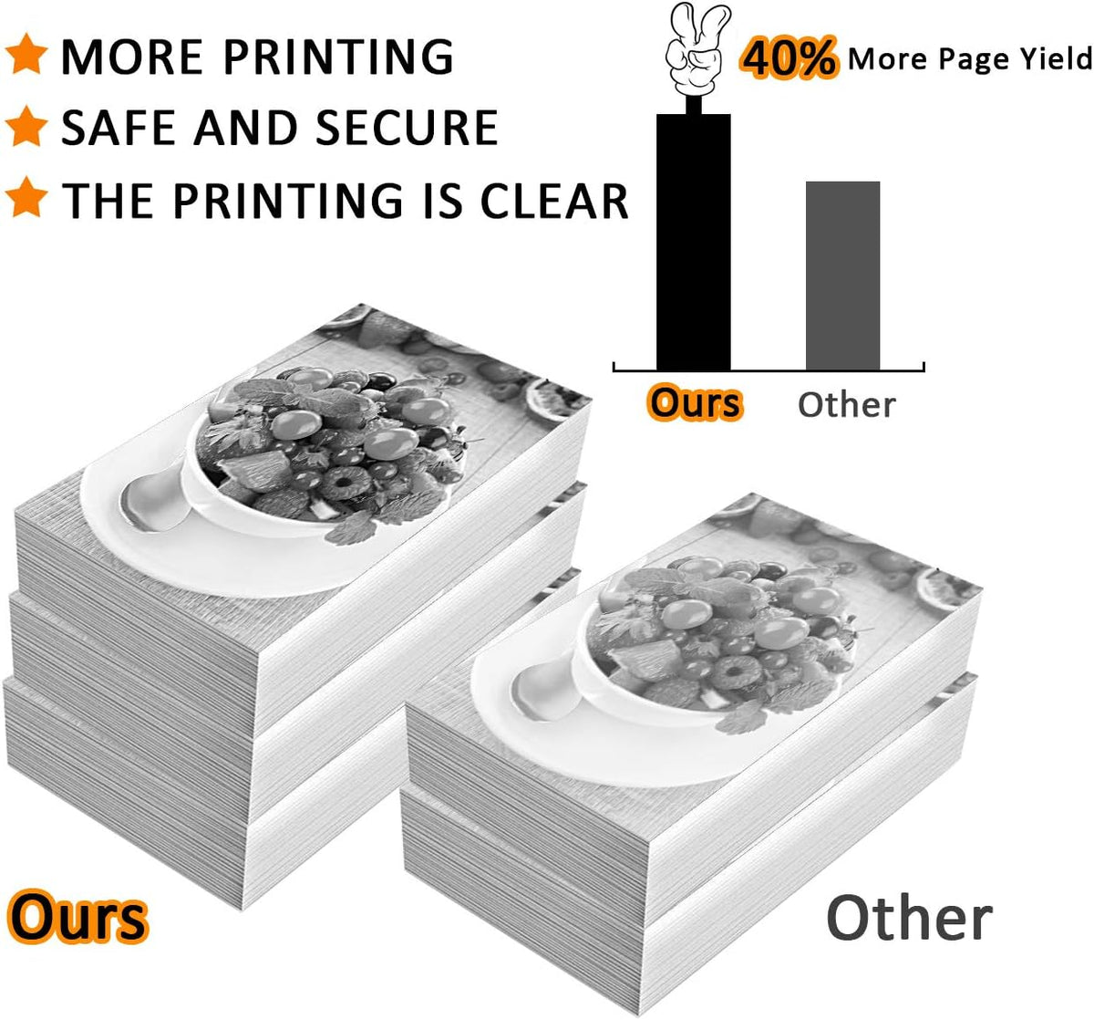 Black Compatible Toner Cartridge 4 Pack E504
