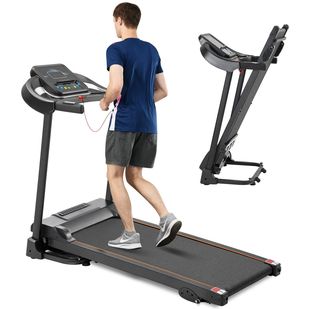 Compact Electric Folding 2.5HP Treadmill with Incline Y729189