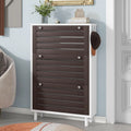 Slim Shoe Cabinet with 3 Flip Drawers C109