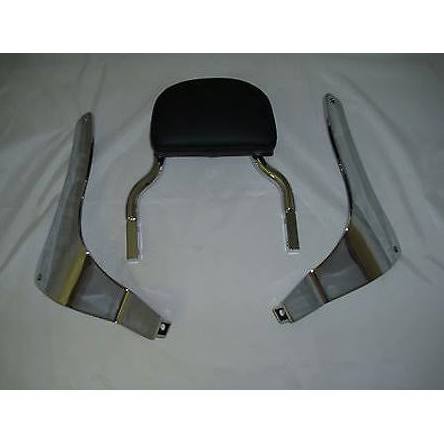 Chrome Backrest Logo Emblem for Kawasaki Vn900 Vulcan 900 Classic F1355
