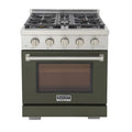 30 4.2 cu. ft. Propane Gas Range Olive Green C79205