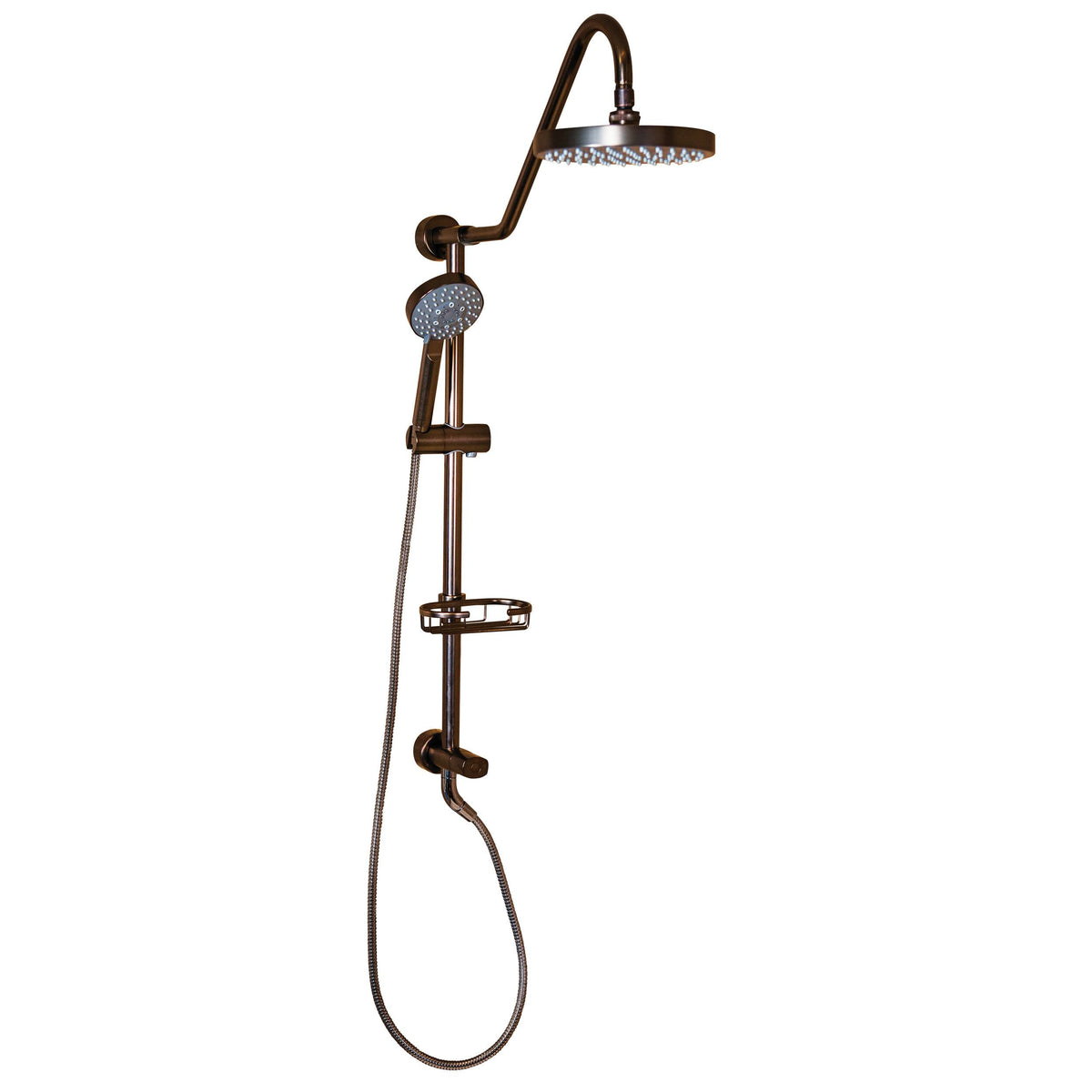 Dual Rain Shower Hand Held Head Spa System, Oil Rubbed Bronze U42334