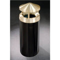 Hunter Green Satin Brass Waste Receptacle P968