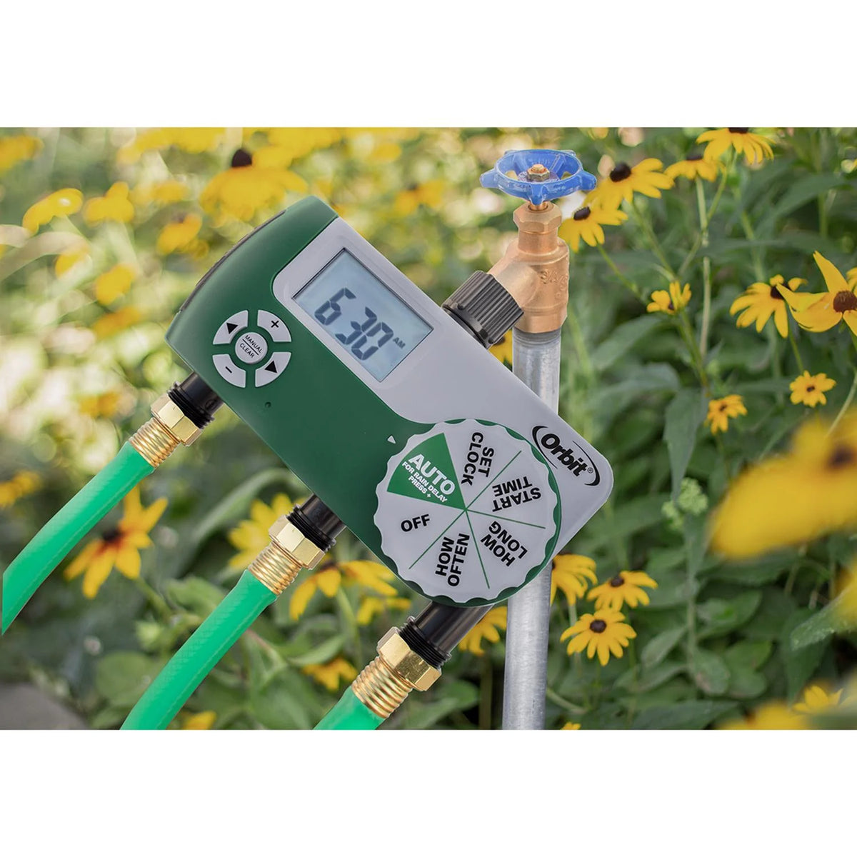 3-Outlet Programmable Hose Faucet Timer Z716403