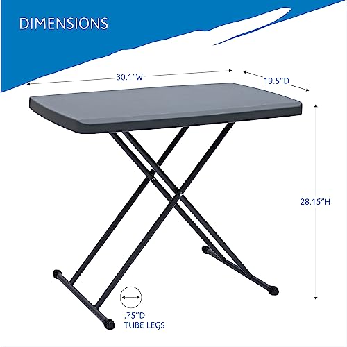 Folding Table and 3-Tier End Table P983638