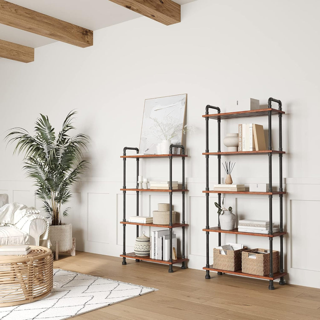 5-Tier Solid Pine Wood Bookshelf E4961