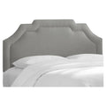 California King Linen Headboard U316