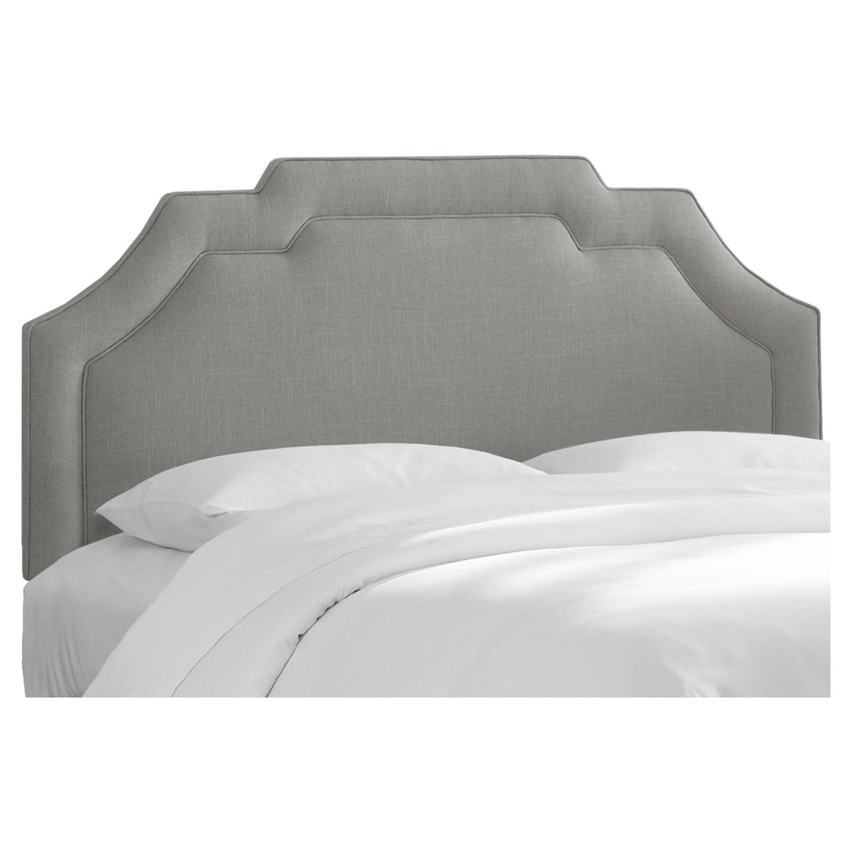 California King Linen Headboard U316