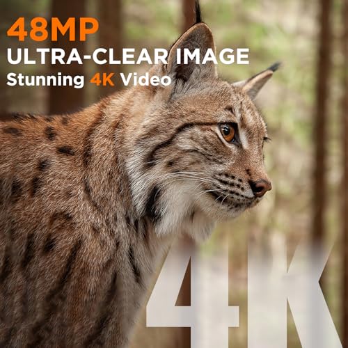 4K 48MP Night Vision Trail Camera V30324