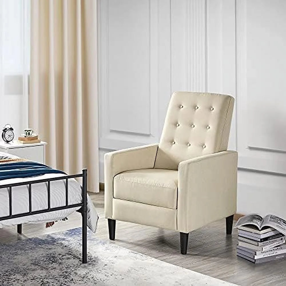 Fabric Recliner Chair with Thicker Seat Cushion Pocket Spring Z765