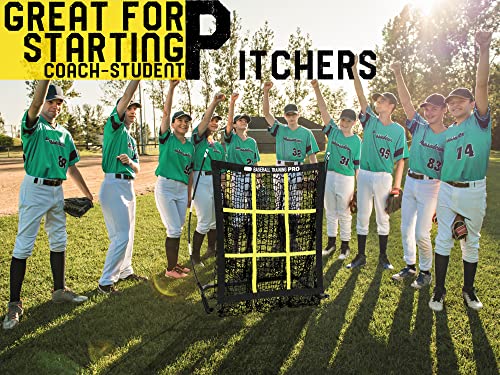 Pitching Net with Strike Zone Baseball Softball Training Equipment G4521