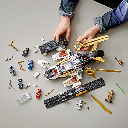 LEGO NINJAGO Ultra Sonic Raider Building Kit with Plane and Motorcycle, 7 Minifigures R415426