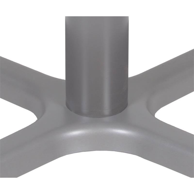 30 in. Via Square X-Base Table Mocha Walnut Grey E45374