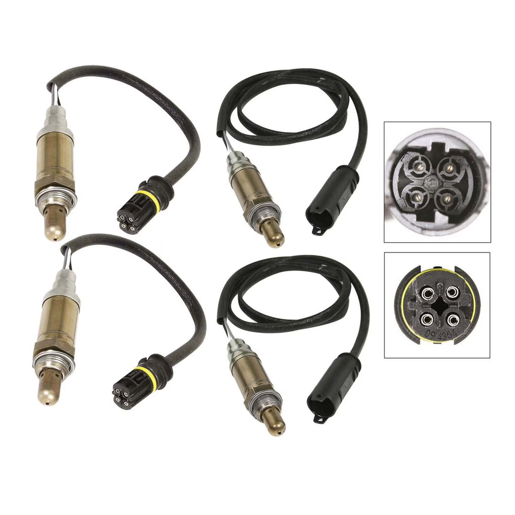 4Pcs Oxygen Sensor for BMW 323i 325i 328i Z3 X3 X5 P59350