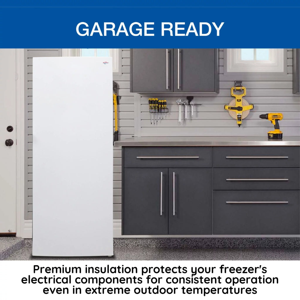 White 7.0 cu ft Upright Freezer L34514