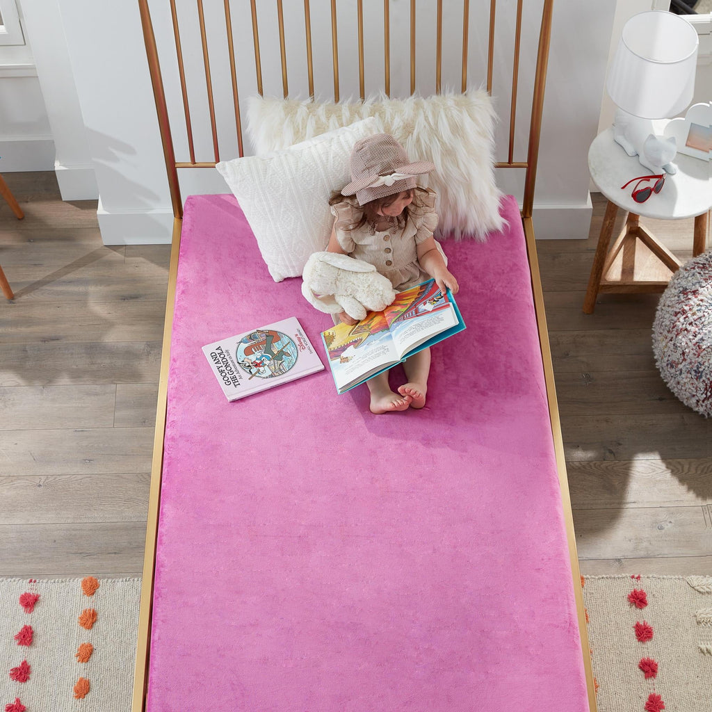 Blue Twin Gel Memory Foam Kids Mattress U4214
