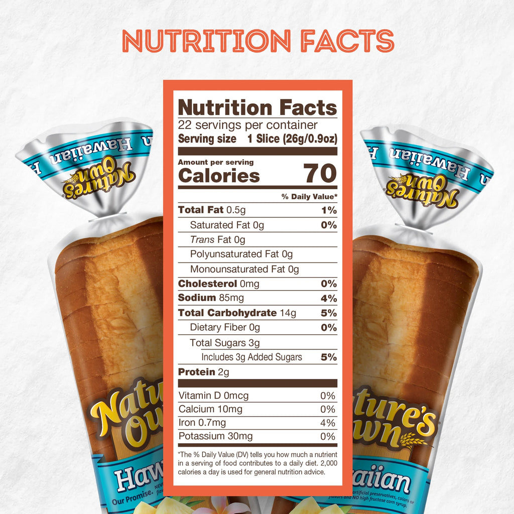 Hawaiian Bread, 20 oz Loaf T4298