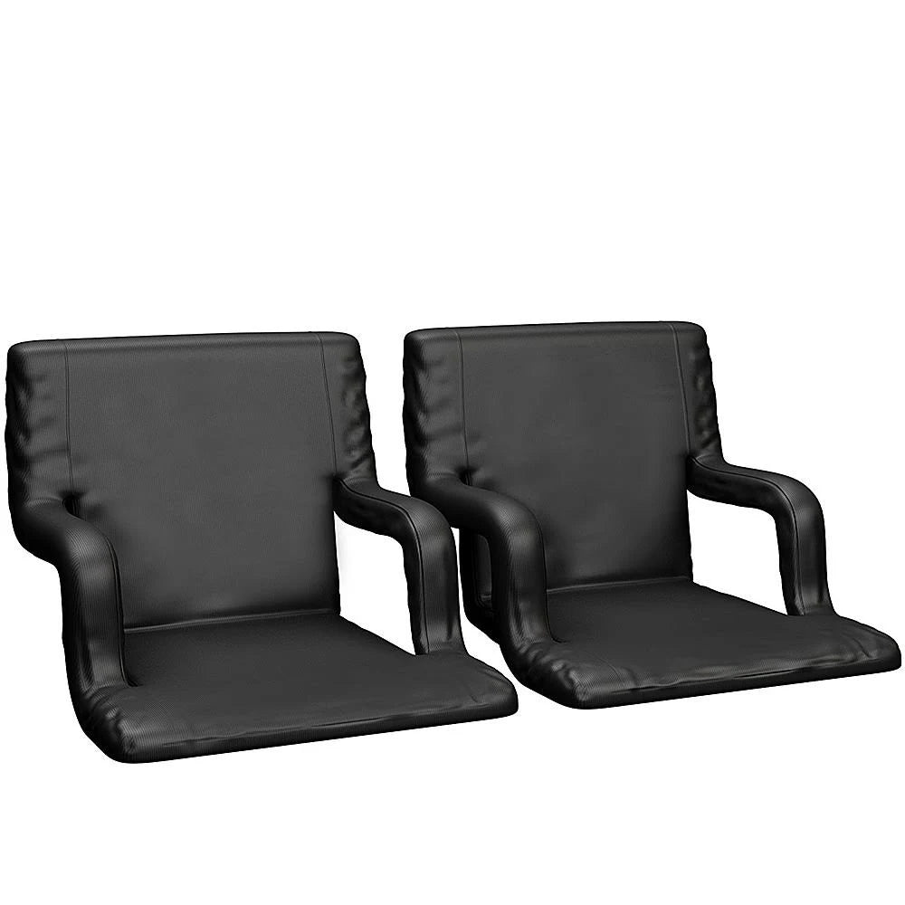 Black Stadium Chair 2-Pack W6628