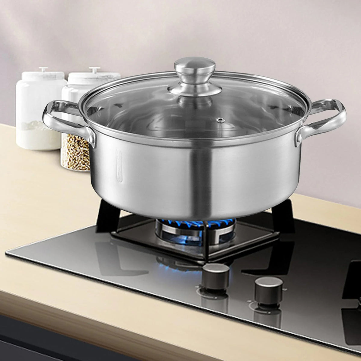 Stainless Steel Stockpot with Lid H262