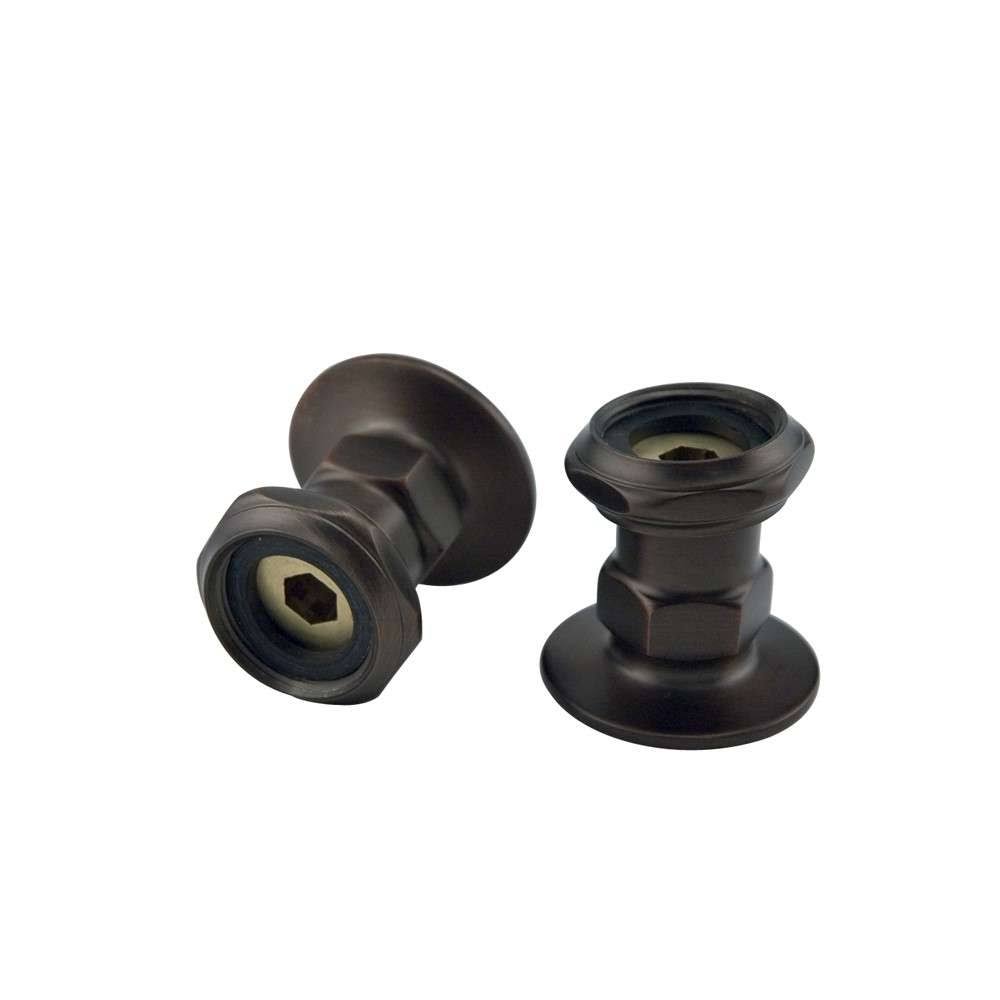 Oil Rubbed Bronze Straight Wall Mount Coupler S35554
