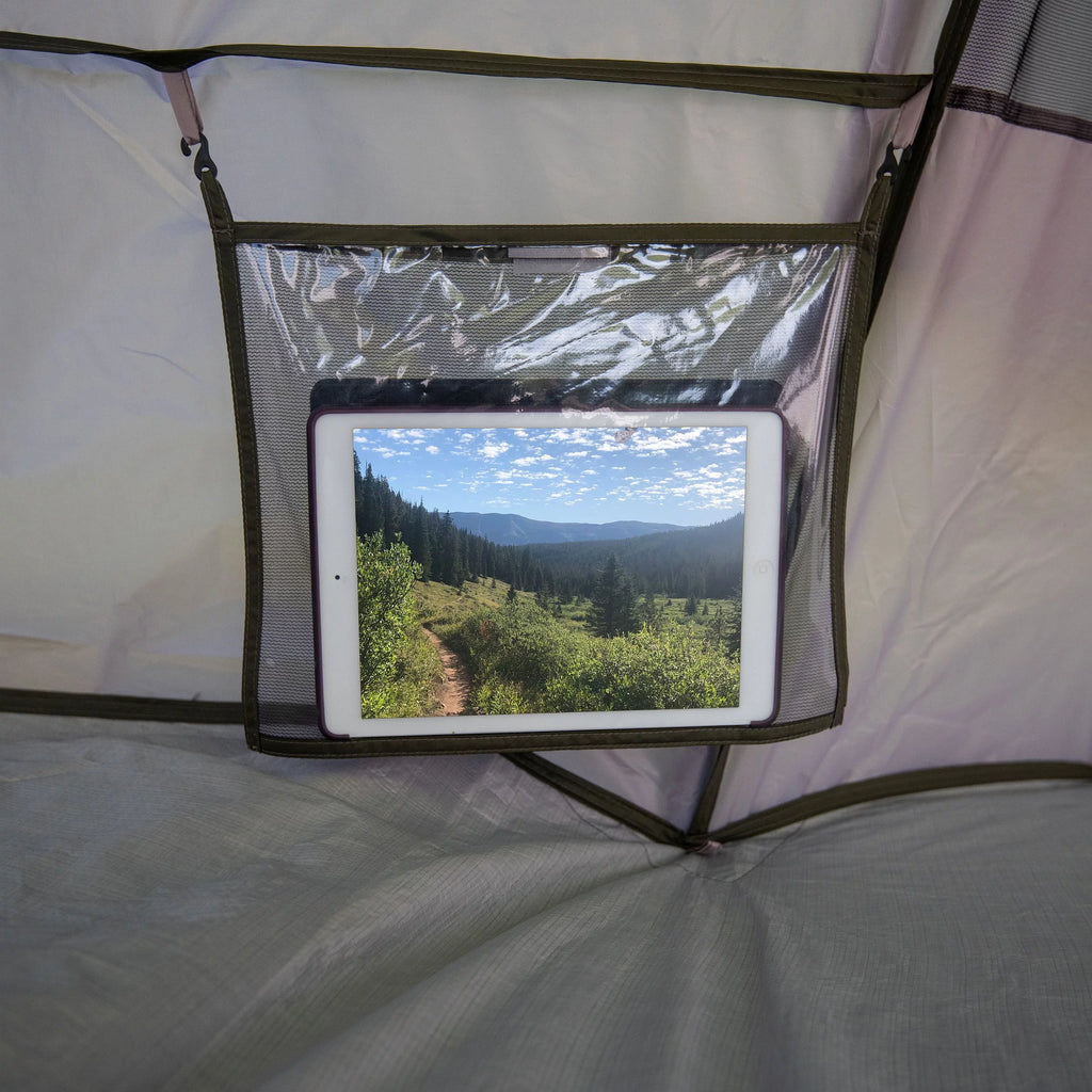 10-Person 3-Room Tent with Shade Awning F836