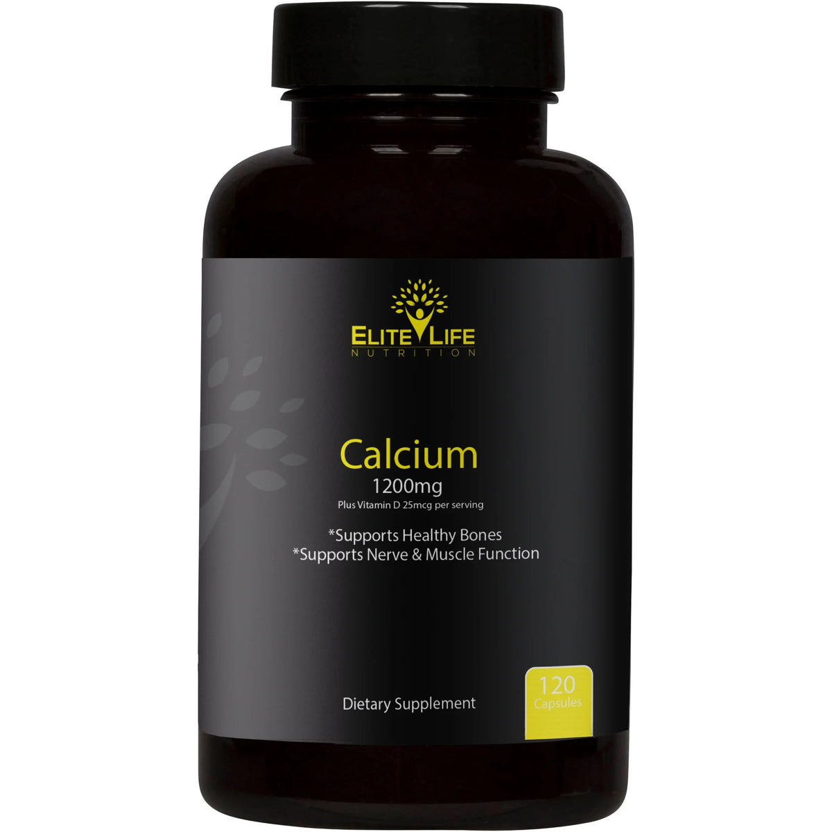 1200mg Calcium Carbonate with Vitamin D 180 Capsules G1262