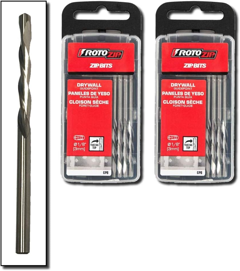 1/8" Guide Point Drywall Router Bits (80-Pack) A386