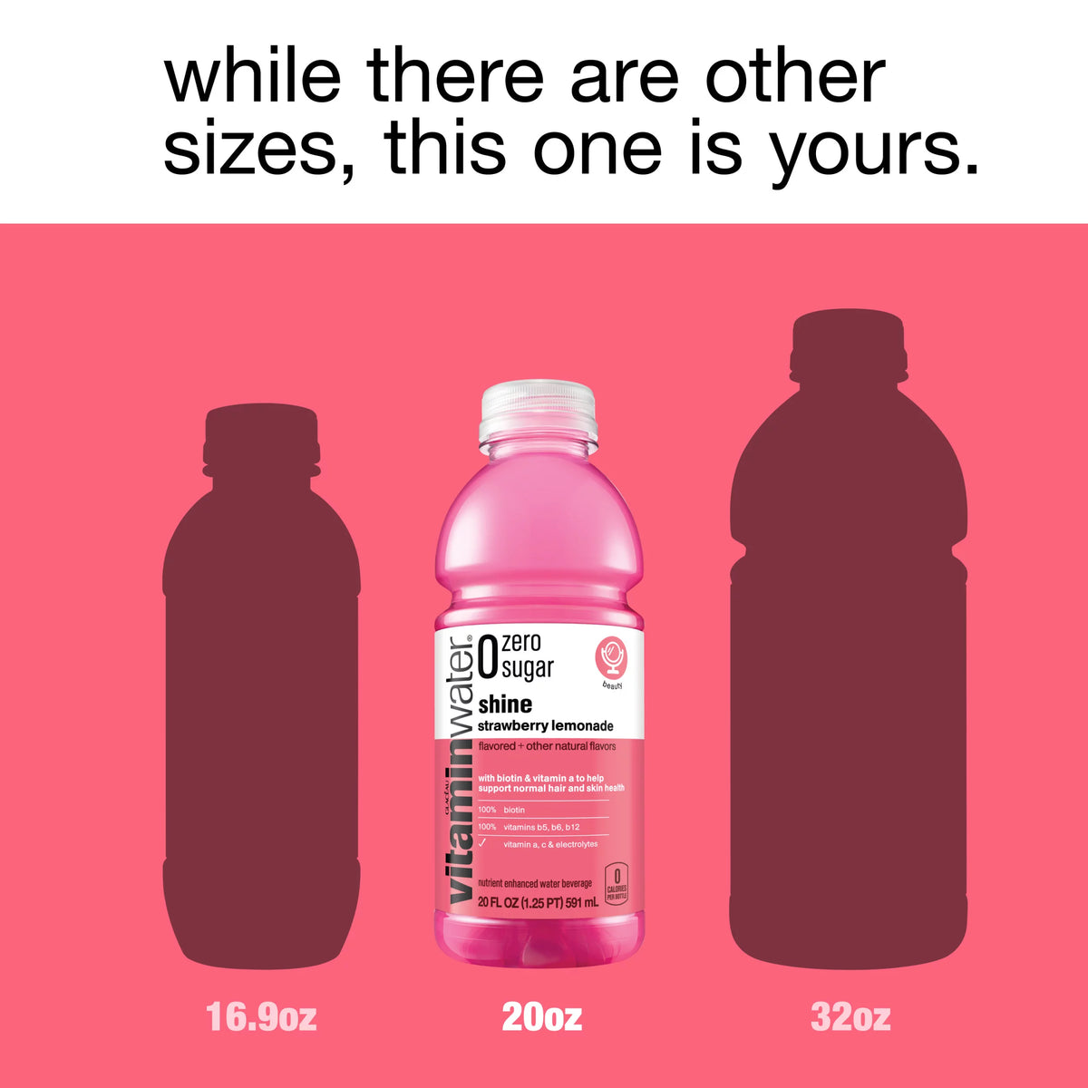 Strawberry Lemonade Electrolyte Enhanced Water, 20 fl oz, 12 Pack M897