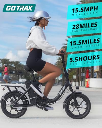 16" Folding Electric Bike with Removable Battery L561
