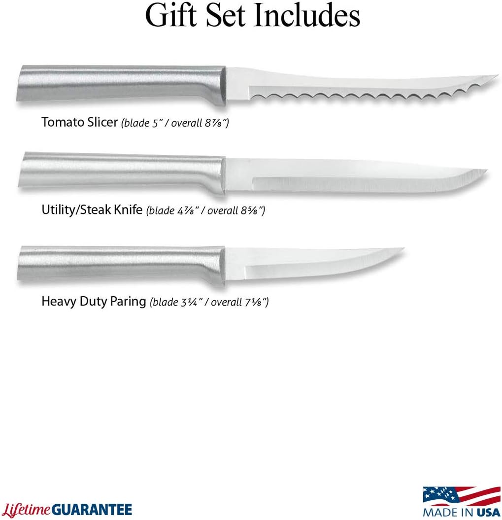 3 Piece Stainless Steel Knife Set L70394