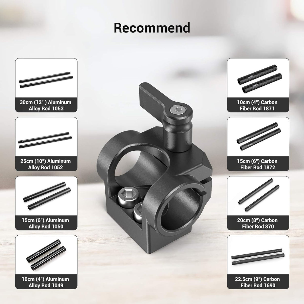 15mm Rod Clamp Single Camera Rod Mount P79733