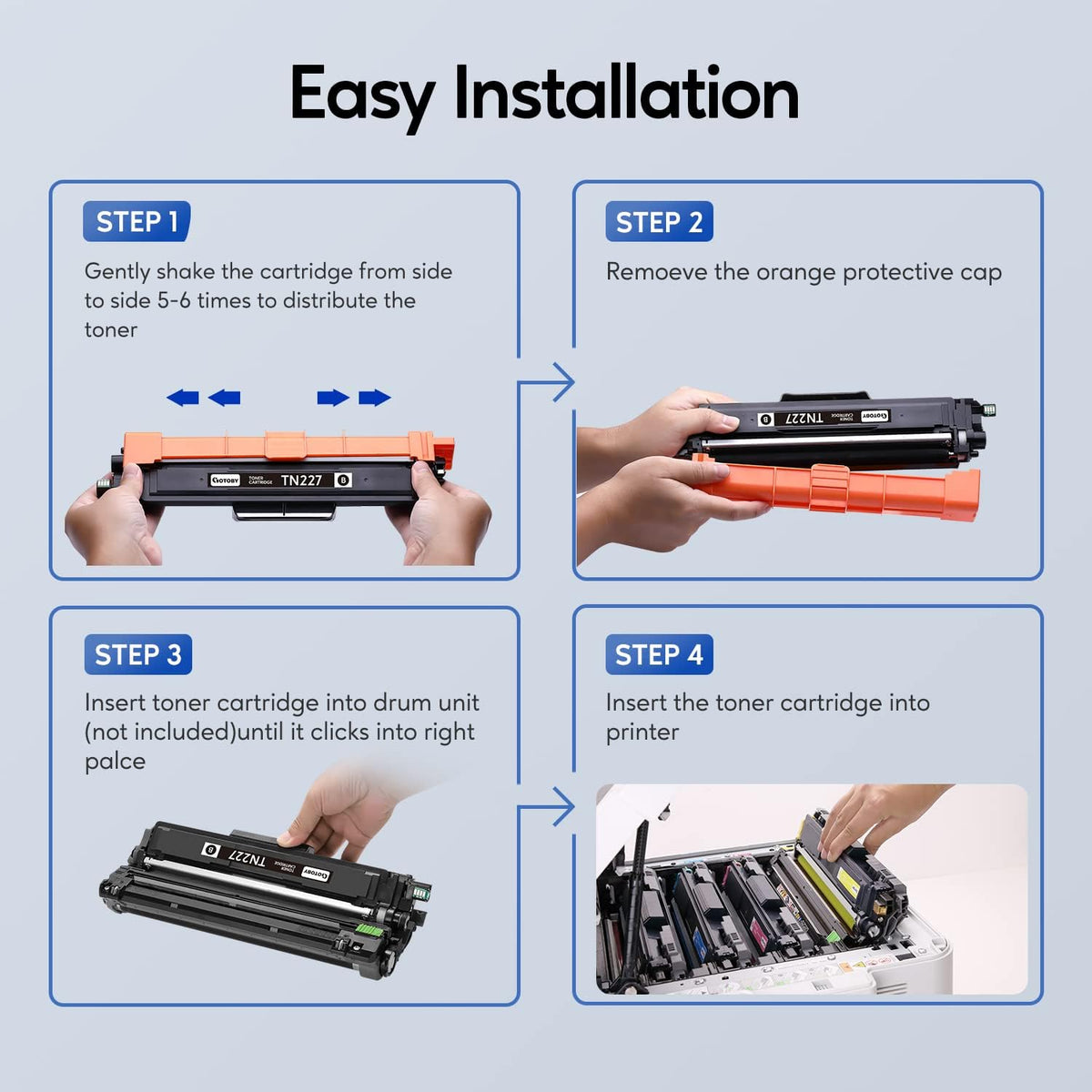 Compatible Toner Cartridge Replacement 5 Pack Y872