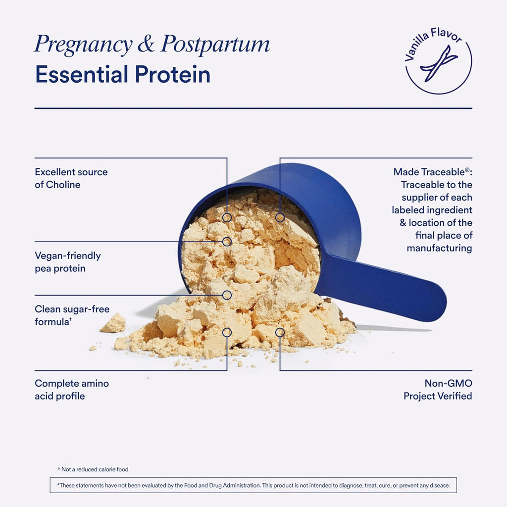 Postnatal Multivitamin and Protein Duo with Organic Vanilla Protein Powder 20g F385