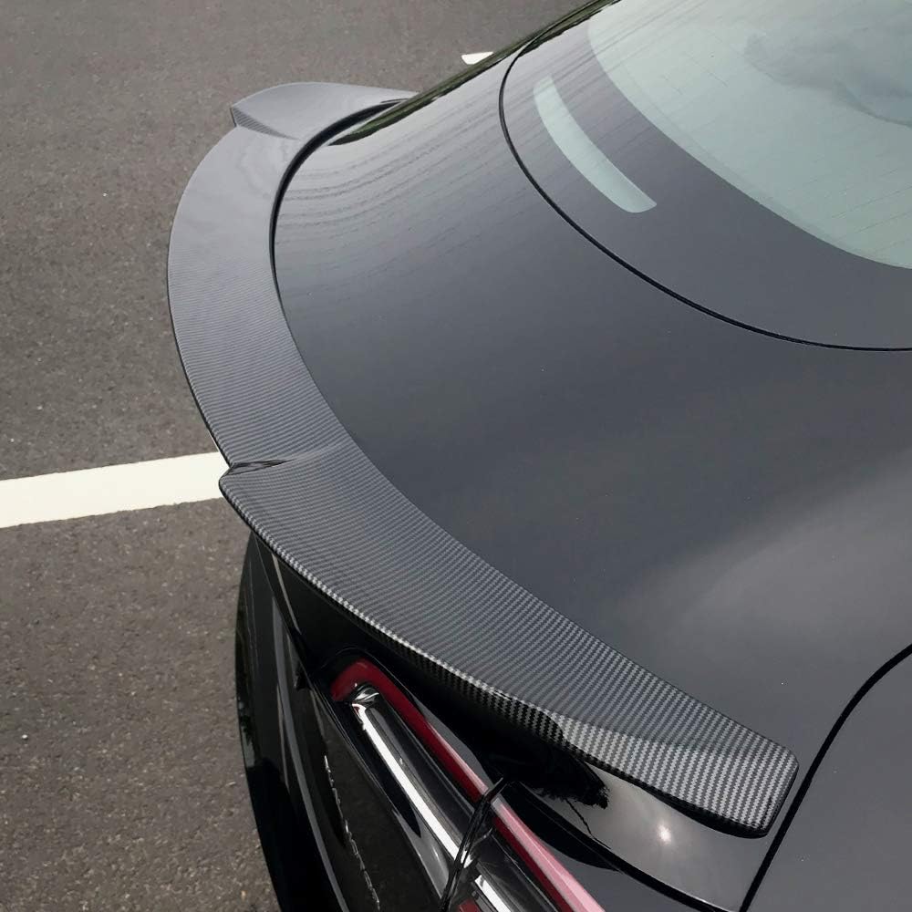 Matte Carbon Fiber Pattern Rear Spoiler U6170