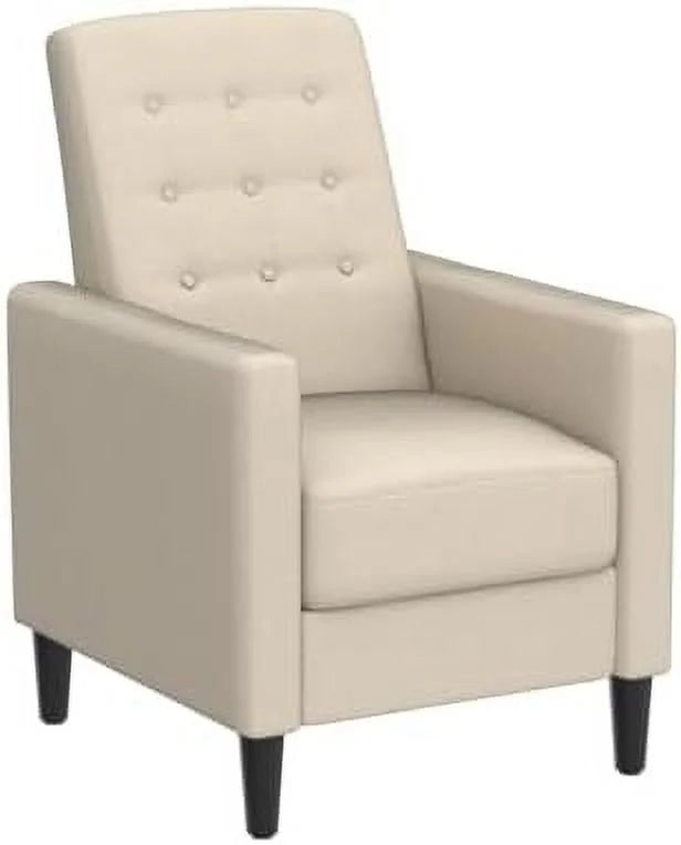 Fabric Recliner Chair with Thicker Seat Cushion Pocket Spring Z765
