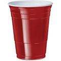 16 oz Plastic Cold Drink Cups - 50 / Pack - Red - Bundle of 10 Packs Z61824