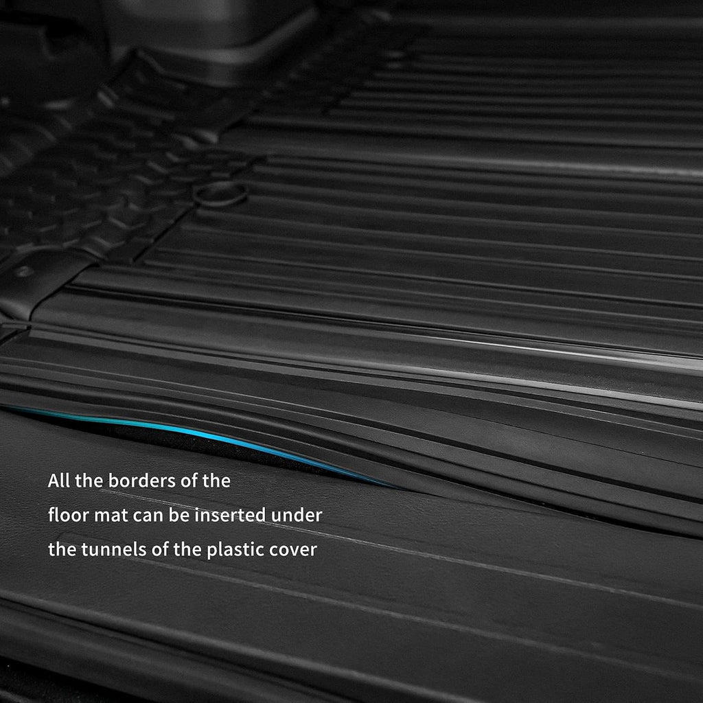 Black TPE All Weather Floor Mats I3394