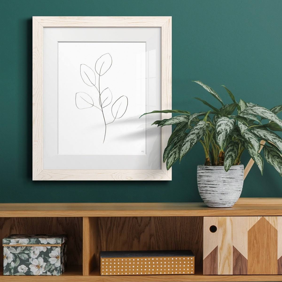 Framed Print 20x24 White U179451