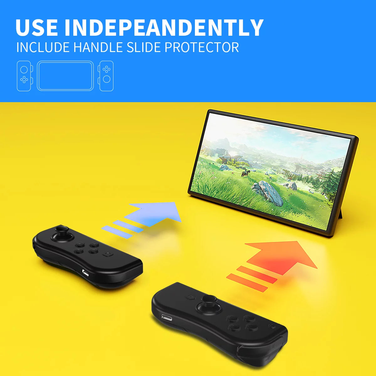 Black Wireless Joypad Controllers for Nintendo Switch T635010