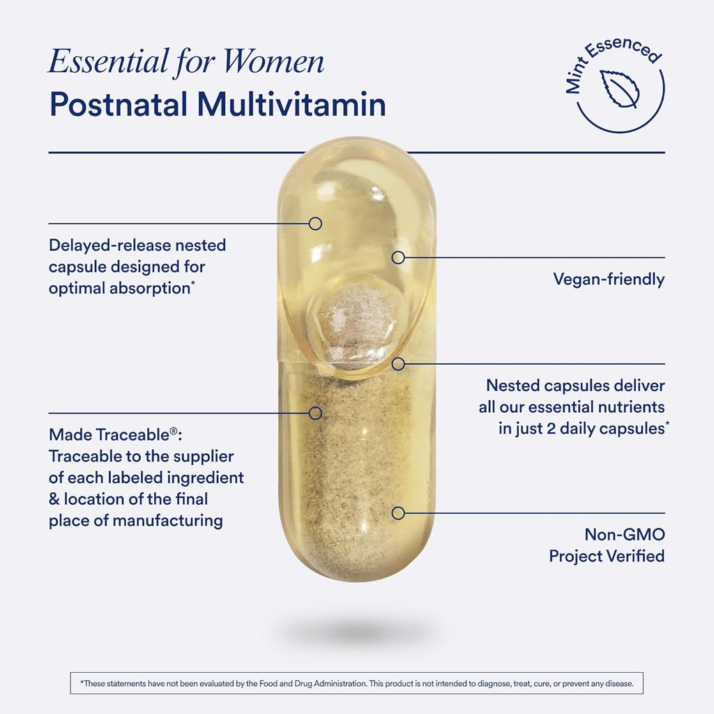 Postnatal Multivitamin and Protein Duo with Organic Vanilla Protein Powder 20g F385
